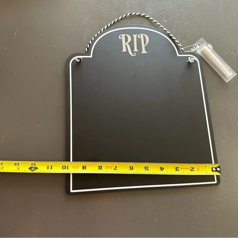 RIP Tombstone Challboard Target Dollar Spot Halloween Decoration Funny Sign‎